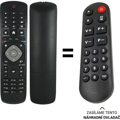 Dálkový ovladač Senior Philips 24PFS4022/12 – Zboží Mobilmania