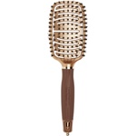 Olivia Garden Expert Care Flex Brush Boar Bristles Gold & Brown