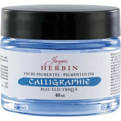 Jacques Herbin Calligraphy Калиграфско мастило Electric Blue 40 ml 1 бр (11317T)