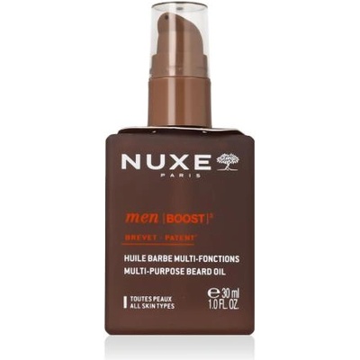 NUXE Men [BOOST]³ Multi-Purpose Beard Oil 30 ml многофункционално масло за брада с подхранващо действие