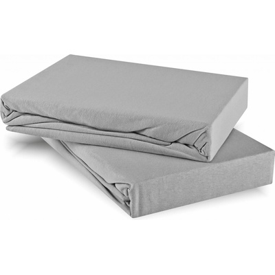 EMI Plachta šedé Superstretch Prostěradlo 90 100 x200