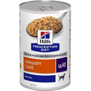 Hill's Hill s Prescription Diet u/d Грижа за пикочната система консерви за кучета 370 г