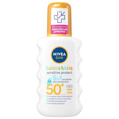 Nivea Sun Kids Pure & Sensitive Sun spray SPF50+ 200 ml