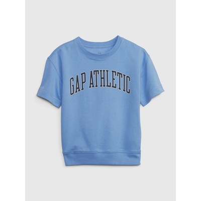 GAP 625839-03 dětská mikina s krátkým rukávem modrá
