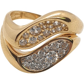 VipGold Златен дамски пръстен 3.94 гр (pr72)