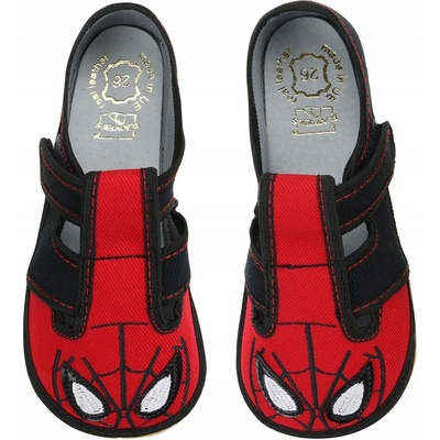 Raweks Barefoot papučky do školky prezuvky motív Spiderman