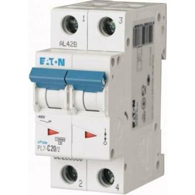 Eaton 2p B 20A 10kA PL7