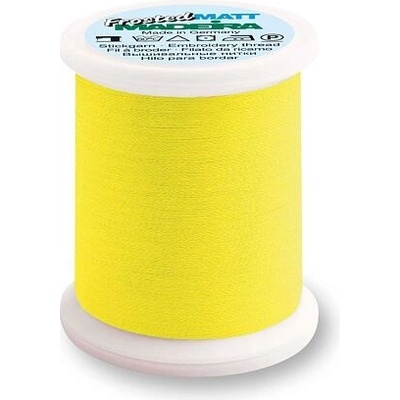 Vyšívací nit PES Madeira Frosted Matt 40 (500m) barva 7823 neon lemon