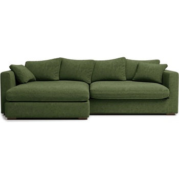 Scandic Тъмнозелен ъглов диван (ляв ъгъл) Comfy - Scandic (16741SN-Valentina 751)