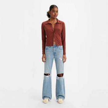 Levi's Дънки Levis Women's Medium Indigo Baggy Wide Leg Jeans - Flea Market