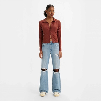 Levi's Дънки Levis Women's Medium Indigo Baggy Wide Leg Jeans - Flea Market