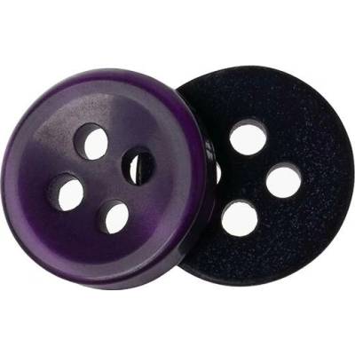 Bellatex Knoflík sada 6 ks prům. 10 mm fialová