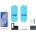 Samsung S25 FE SAMSUNG screen protector film 2pcs anti-glare, wipes + frame, TRANSFER EF-US731CTEG (EF-US731CTEG)