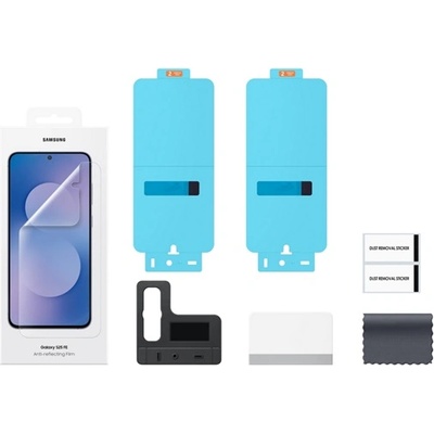 Samsung S25 FE SAMSUNG screen protector film 2pcs anti-glare, wipes + frame, TRANSFER EF-US731CTEG (EF-US731CTEG)