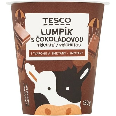 Tesco Lumpík čokoládový 130 g