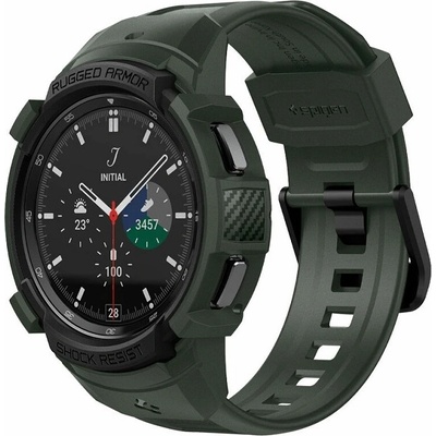 Spigen Калъф Spigen - Rugged Armor Pro, Galaxy Watch4 Classic, зелен (KF238543)