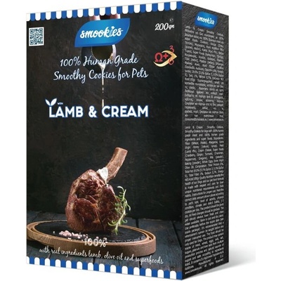 SMOOKIES Premium LAMB jahňacie sušienky 100% human grade 200 g