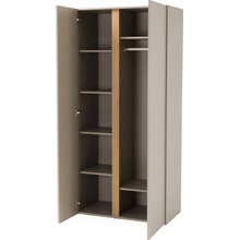 Nabytek Bogart Azalio 90 cm béžový písek / dub olejovaný