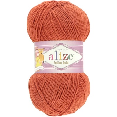 Alize Cotton Gold 36 rezavě oranžová