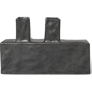 ferm LIVING Ваза KOA 26 x 17 см, черен, керамика, твърди LIVING (FERM1104270059)