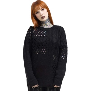 KILLSTAR дамски пуловер KILLSTAR - Desolate - Черен - KSRA011695