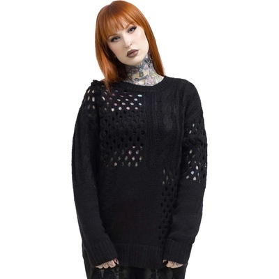 KILLSTAR дамски пуловер KILLSTAR - Desolate - Черен - KSRA011695