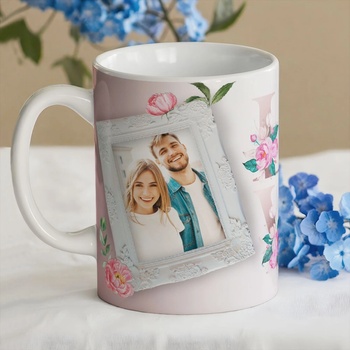 Art gift Чаша с 2 снимки - Любов