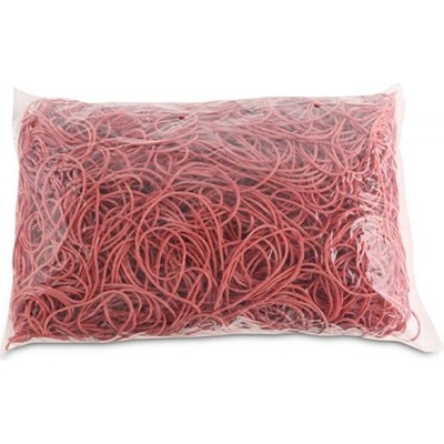 Gumičky Office Products 100mm 1kg červené