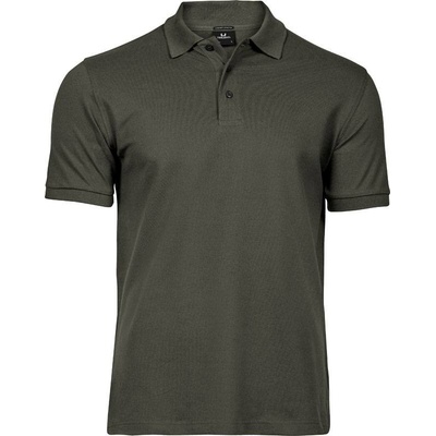 Tee Jays 1405 pánske luxusné elastické polo tričko zelené deep