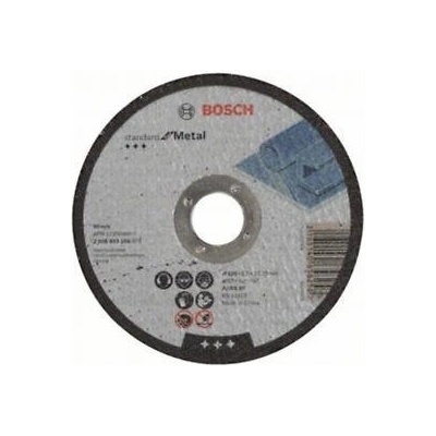 Bosch Диск за рязане, прав, Standard for Metal A 30 S BF, 125 mm, 22, 23 mm, 2, 5 mm