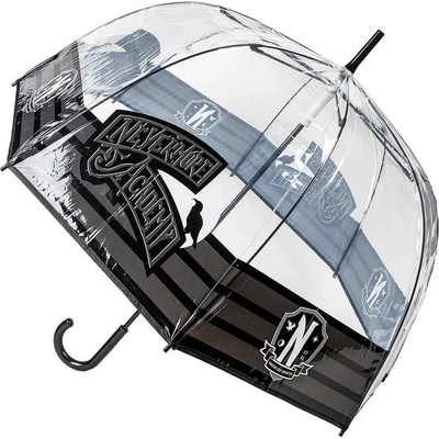 CERDá Чадър Cerdá Poe manual wednesday umbrella - Clear (Black)