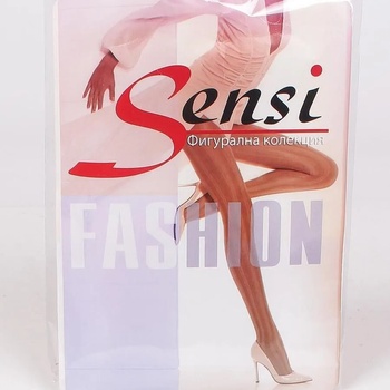 Image 1 of Дамски фигурални 7/8 чорапи в бежово