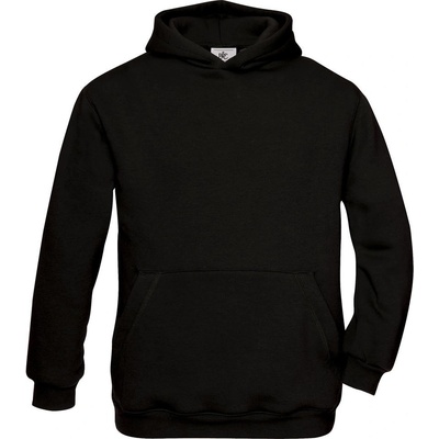 BC dětská mikina s kapucí Hooded/kids černá