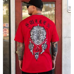 SULLEN мъжка тениска sullen - harper badge - scm7808_rd