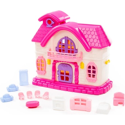 Polesie Toys Къща за кукли (12 части) 78261