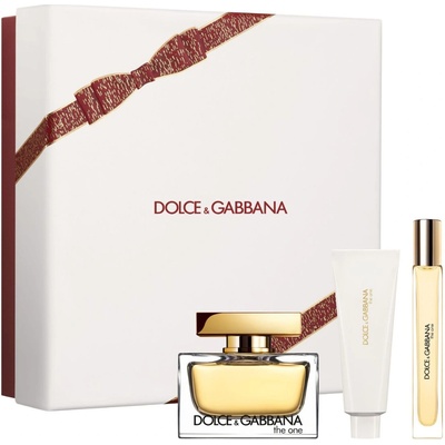 Dolce&Gabbana The One Gift Set EDP 75 ml + Body Lotion 50 ml + EDP 10 ml за жени