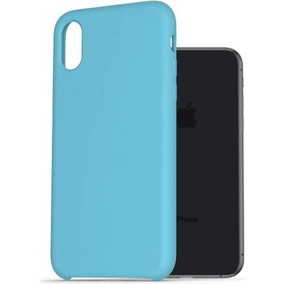 AlzaGuard Premium Liquid Silicone Case pro iPhone X / Xs modré