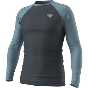Dynafit Мъжко мериносово термобельо Dynafit Tour Light Merino L/S Tee Merino base layer - Smoke Blue - размер XXL (015-1139-0715)