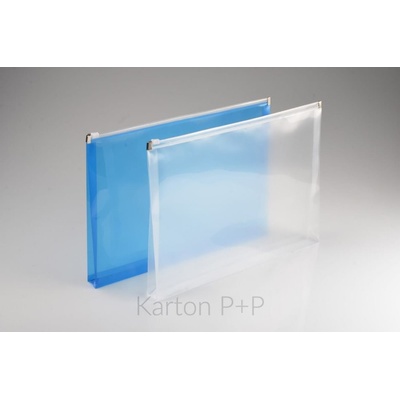 Karton P+P Obálka se zipem A4 modrá