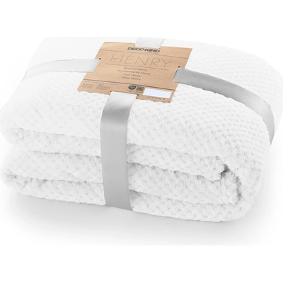 DecoKing Deka z mikrovlákna HENRY WHITE bílá 150x200