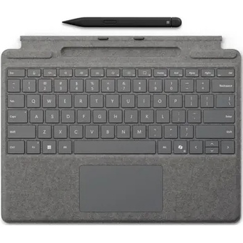 Microsoft Surface Pro9/10 Typecover with Slim Pen COMM platinum Netherlands (8X8-00170)