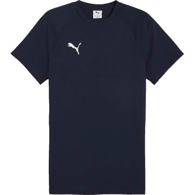 Puma pánske tričko TEAMEVOSTRIPE TEE tmavo modrá biela