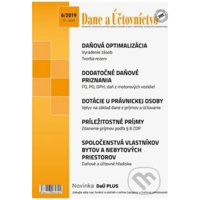 Dane a účtovníctvo 6/2019 - Poradca podnikateľa