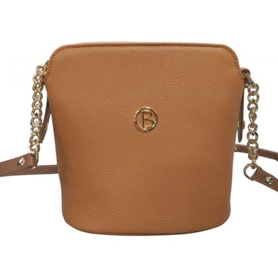 Bagger malá kožená crossbody kabelka Trendy urban bag koňaková Cuoio 0072