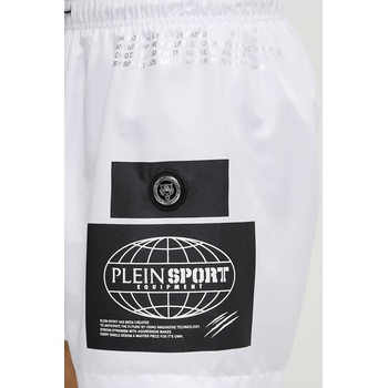 Plein Sport Плувни шорти plein sport в бяло ps25mbm05 (ps25mbm05)
