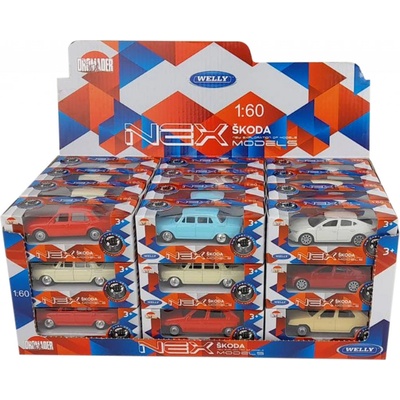 Welly Dromader Auto Škodakov/plast 7cm mix druhů na volný chod v krabičce 10x4x ks 1:60 – Hledejceny.cz