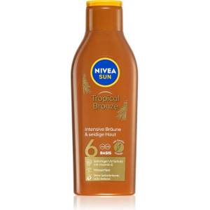 Nivea SUN Tropical Bronze мляко за загар SPF 6 200ml