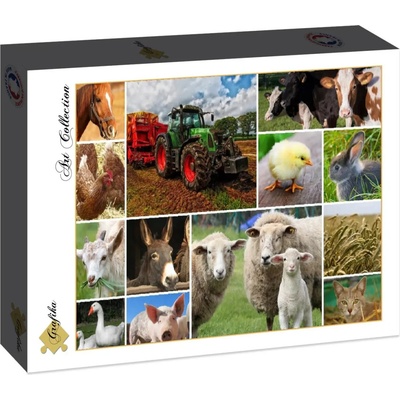 Grafika Collages Farm Animals 1500 dielov