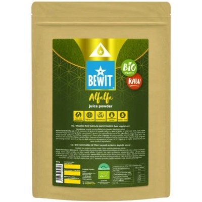Bewit Mladá alfalfa BIO RAW 400 g