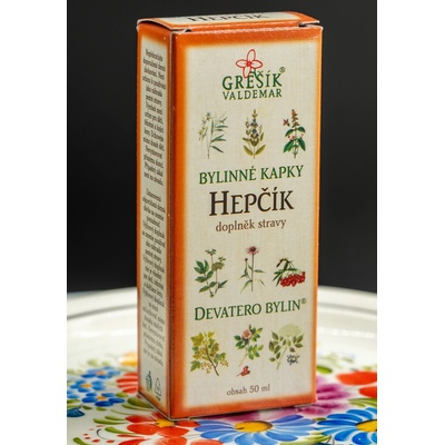 Grešík Hepčík bylinné kapky Devatero bylin 50 ml